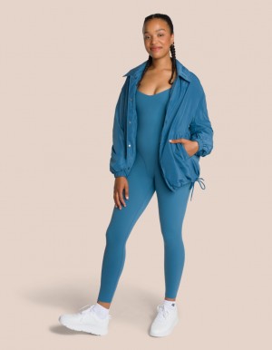 Turquoise Women's Oceans Apart Shania Jumpsuit Set | USA XZV-1357