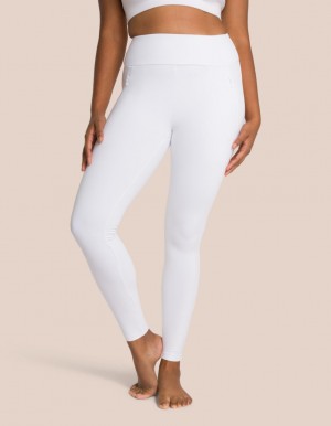 White Women's Oceans Apart Florence Pant Leggings | USA ZIY-0076