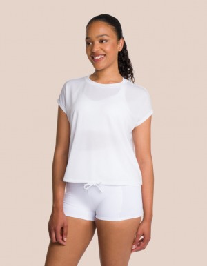 White Women's Oceans Apart Hope Short Deluxe Set | USA XGH-9618