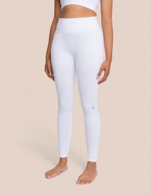 White Women's Oceans Apart Riley Pant Leggings | USA YBS-8412