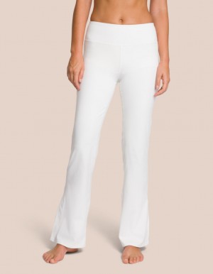 White Women's Oceans Apart Shania Flared Pant Tall Leggings | USA PRX-3529