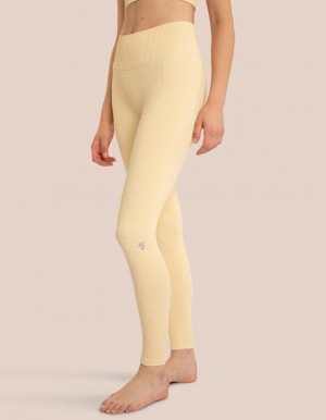 Yellow Grey Women's Oceans Apart Maya Pant Leggings | USA UTX-0896