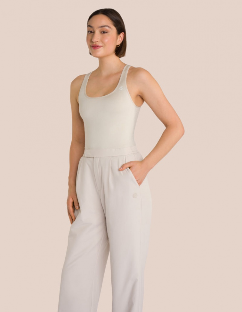 Beige Cream Women's Oceans Apart Camilla Tailored Set | USA FKS-9502