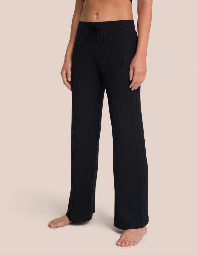 Black Women's Oceans Apart Aurelia Knit Tall Set | USA FNA-1238