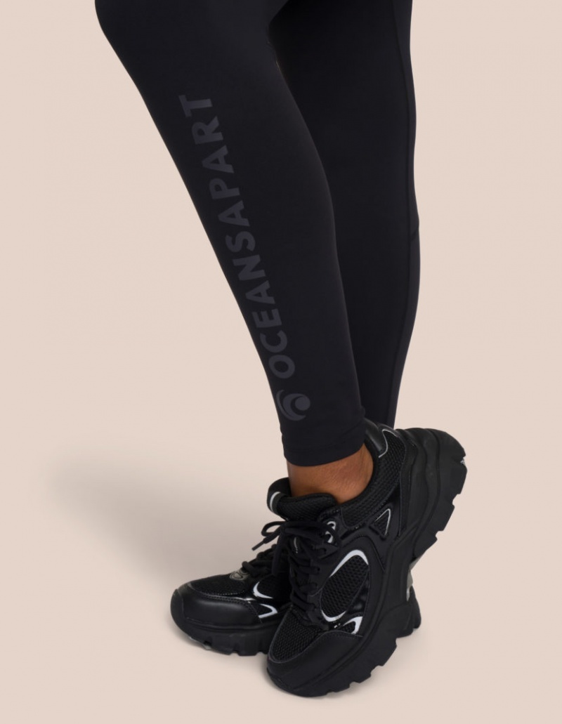 Black Women's Oceans Apart Beauty Pant Leggings | USA UCB-3956