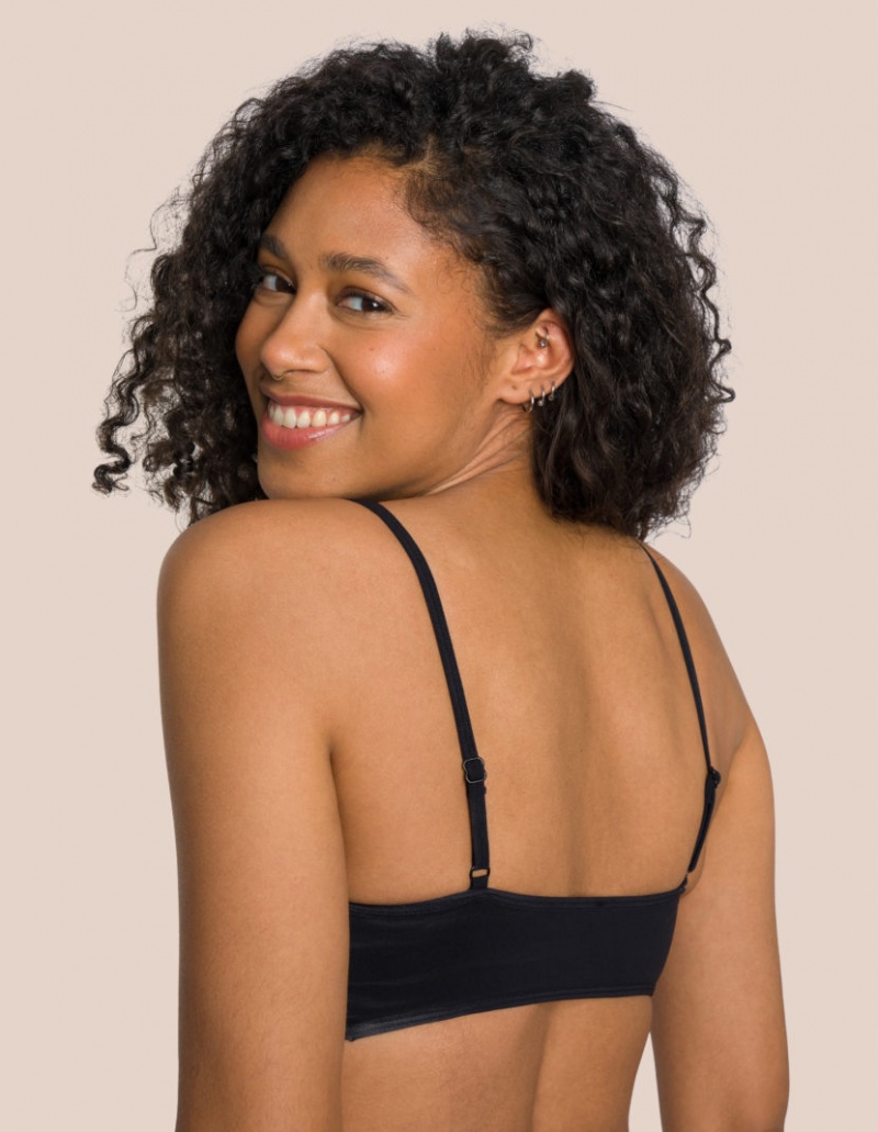 Black Women's Oceans Apart Cloudy Thong Set | USA QKV-8010