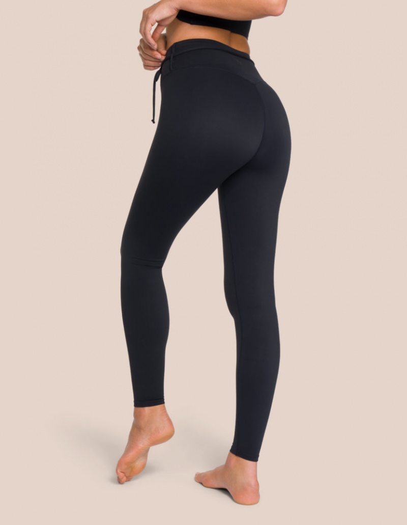 Black Women's Oceans Apart Gianna Sweat Deluxe Set | USA FRL-9266