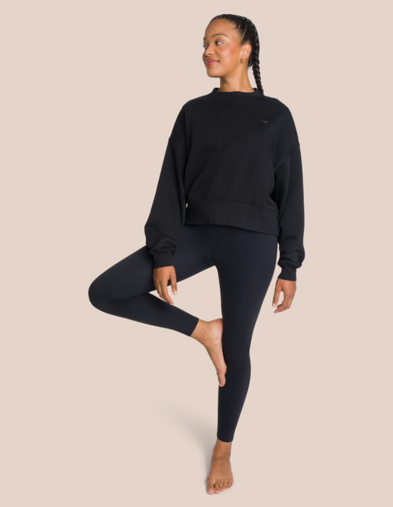 Black Women's Oceans Apart Gianna Sweat Deluxe Set | USA FRL-9266