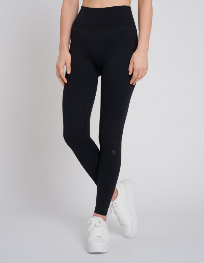 Black Women's Oceans Apart Jodie Pant Leggings | USA QCO-9998