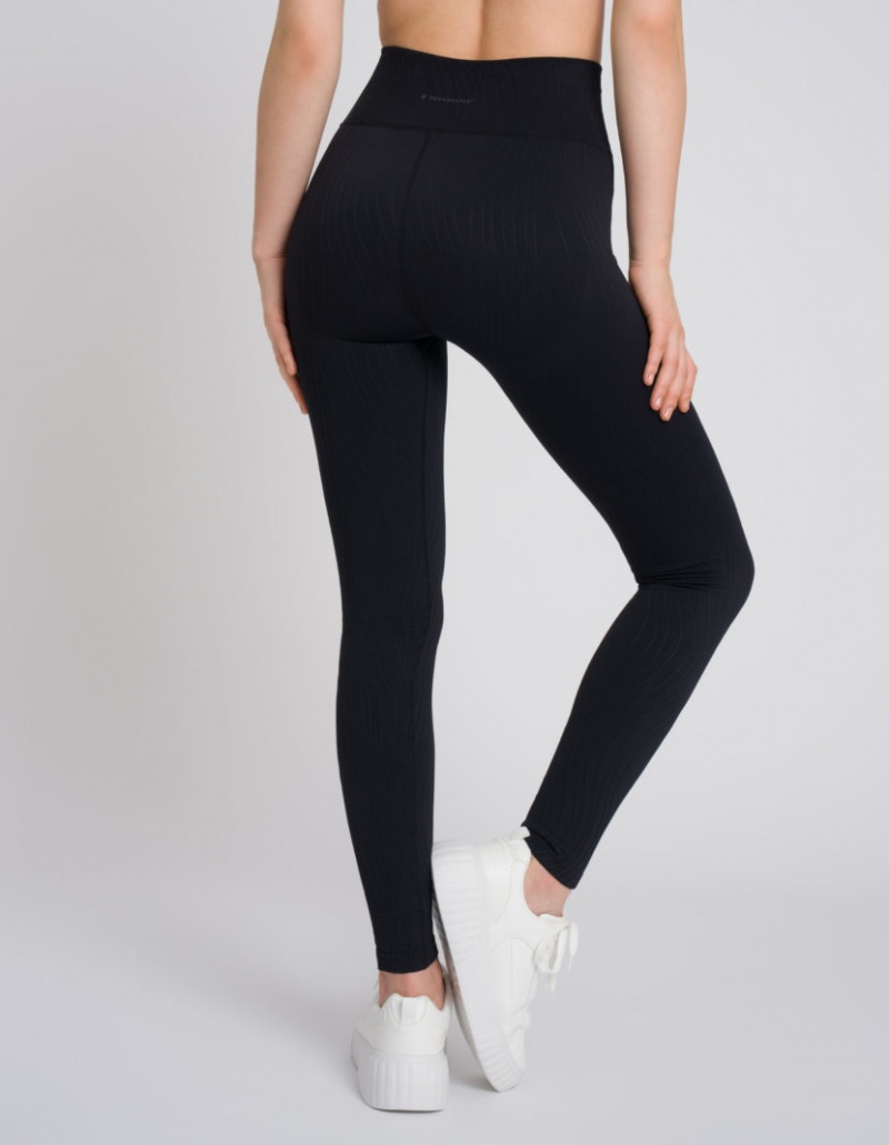 Black Women's Oceans Apart Jodie Pant Leggings | USA QCO-9998