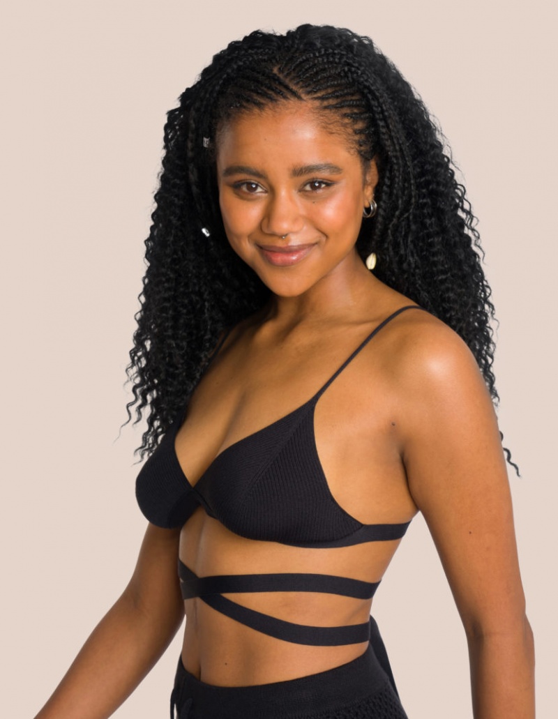 Black Women's Oceans Apart Lilou Petite Set | USA SMI-8782