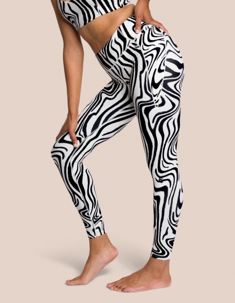 Black Women's Oceans Apart Shania Pant Leggings | USA BQB-7605