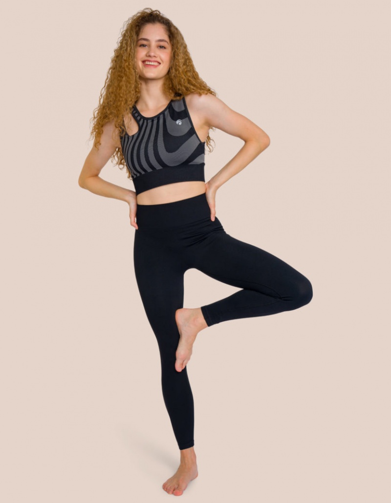 Black Women's Oceans Apart Tara Pant Leggings | USA LMA-3621