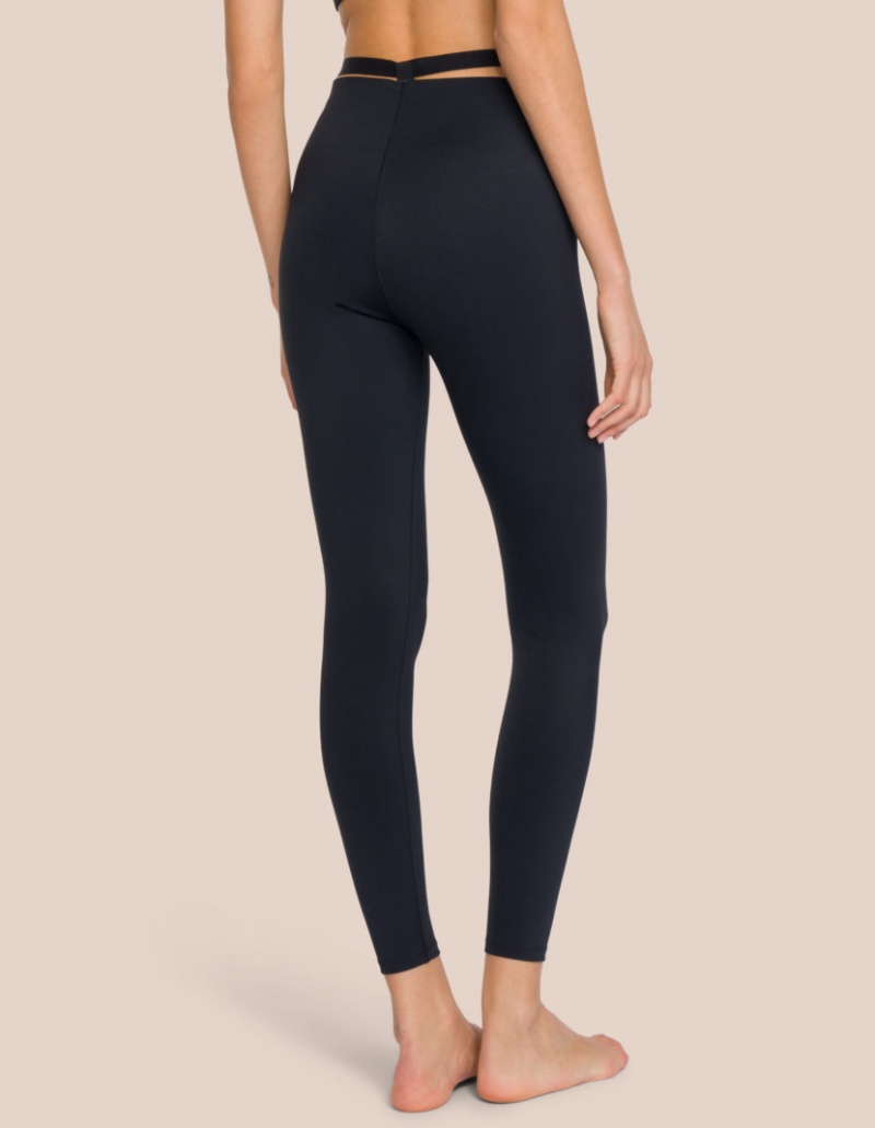 Black Women's Oceans Apart Venus Pant Leggings | USA TKV-0747