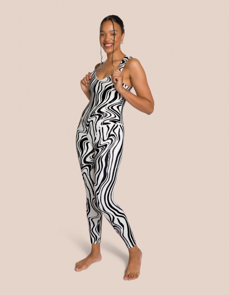 Black / Black Women's Oceans Apart Shania Jumpsuit Set | USA IDE-7995