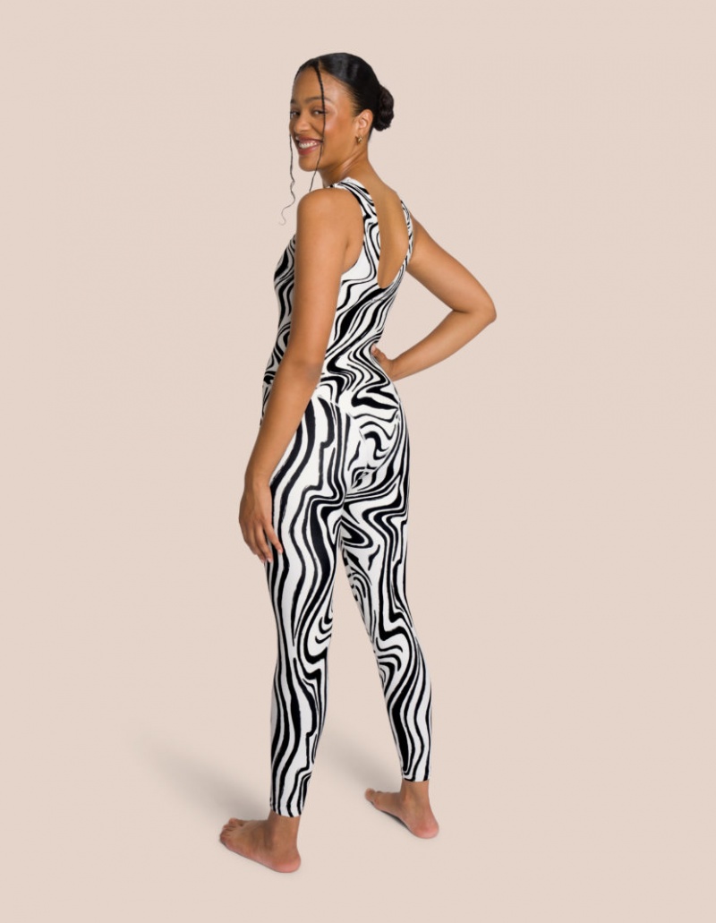 Black / Black Women's Oceans Apart Shania Jumpsuit Set | USA IDE-7995