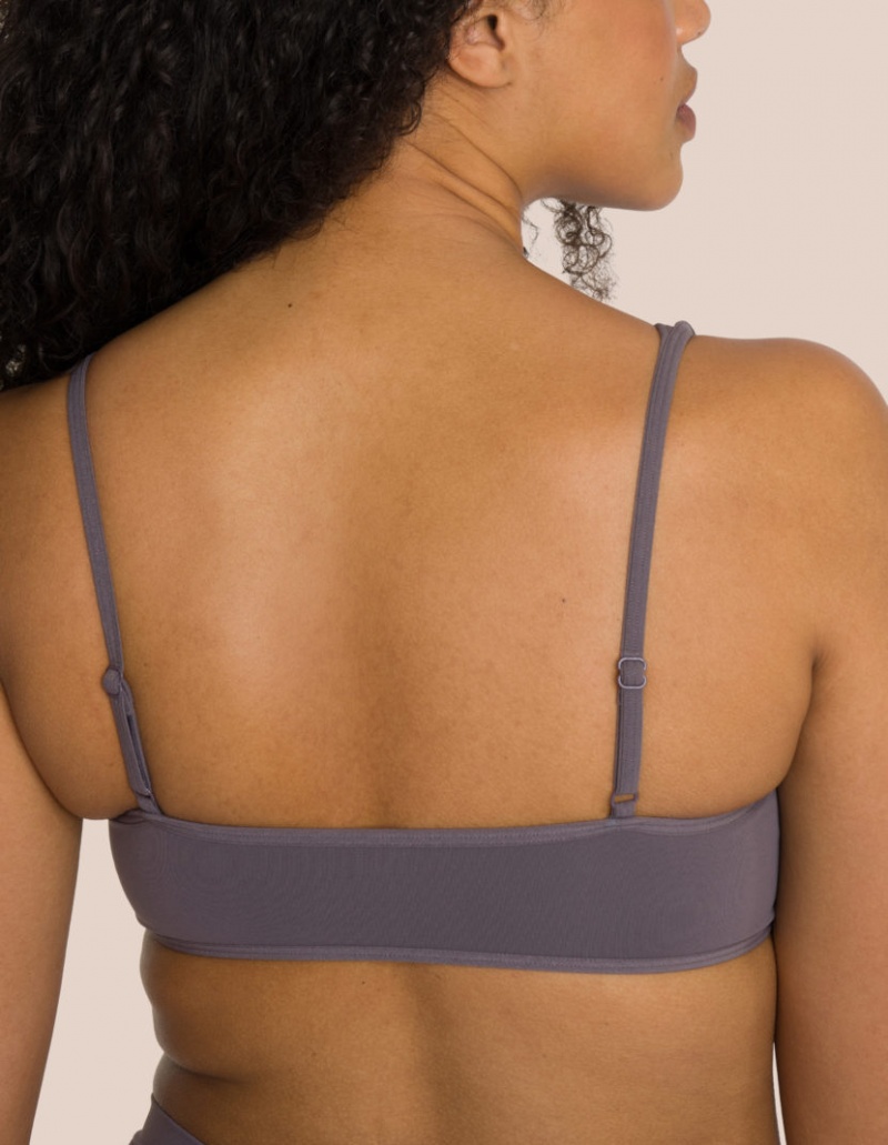 Black / Blue / Grey Purple / Pink Women's Oceans Apart Michelle Plain Kit Bra | USA SJB-6881