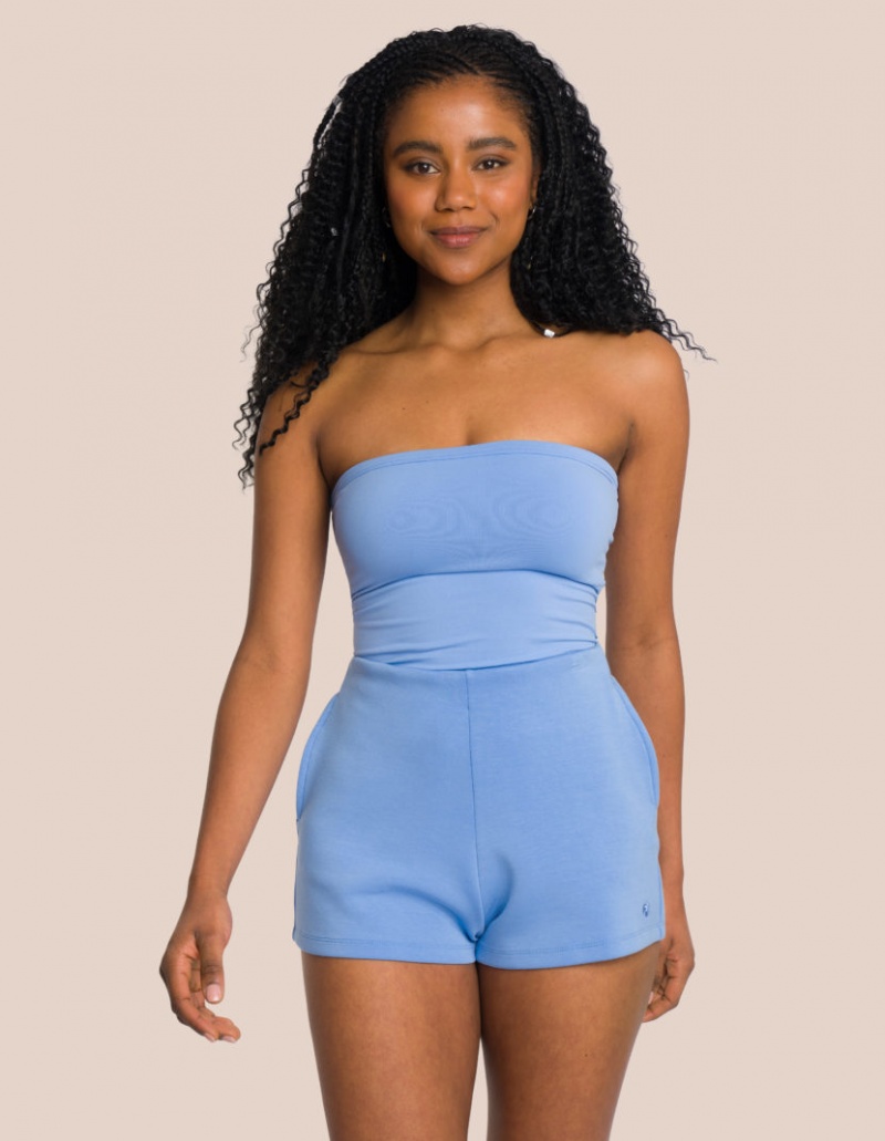 Blue Women's Oceans Apart Cruz Brooke Short Set | USA MFE-7226