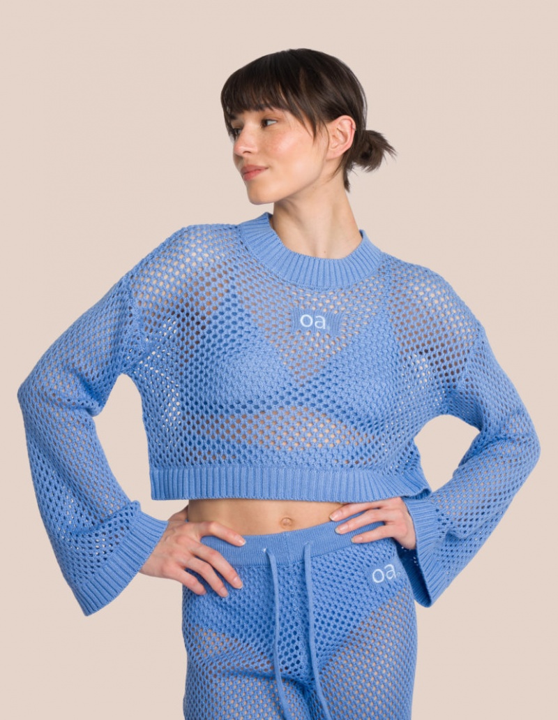 Blue Women's Oceans Apart Lilou Pullover Deluxe Set | USA MVE-8169