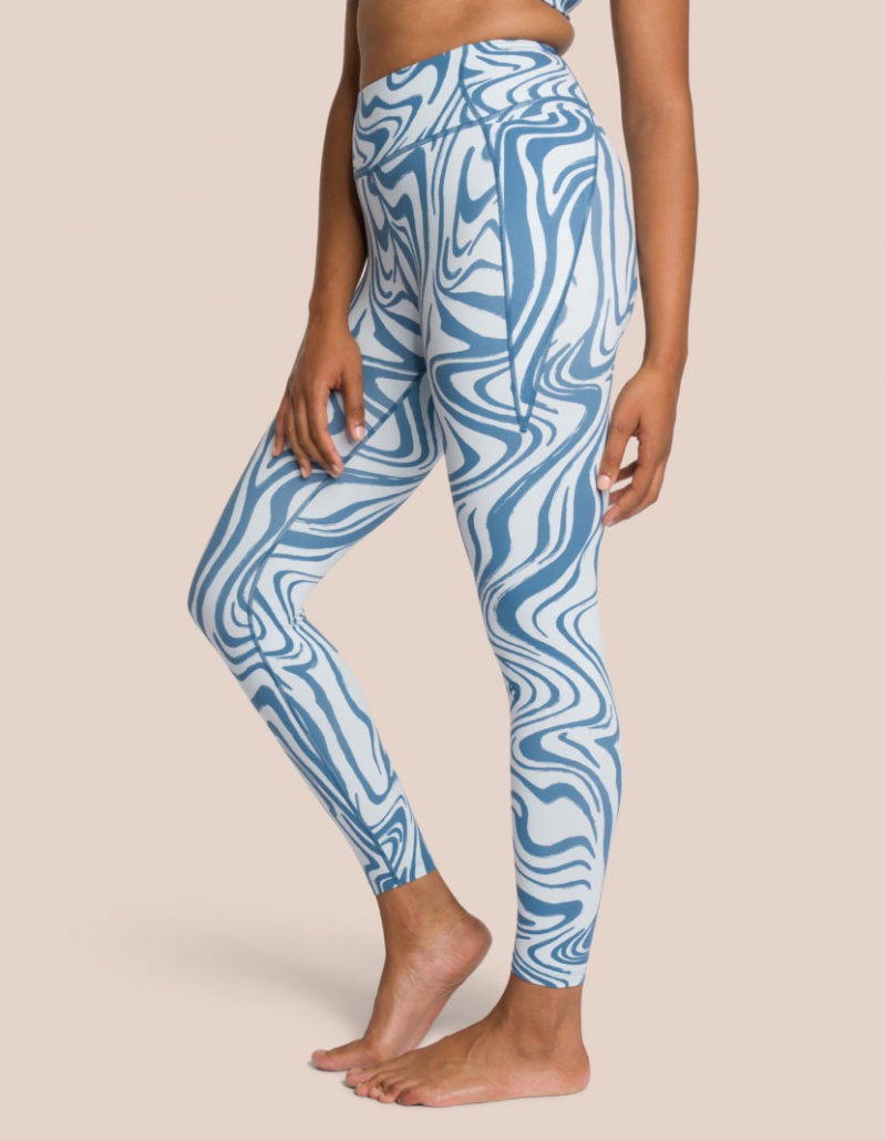 Blue Women's Oceans Apart Shania Pant Leggings | USA AYH-8566