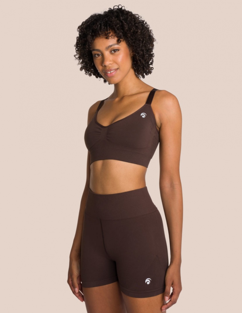 Brown Women's Oceans Apart Brooke Hotpant Set | USA OWS-4404