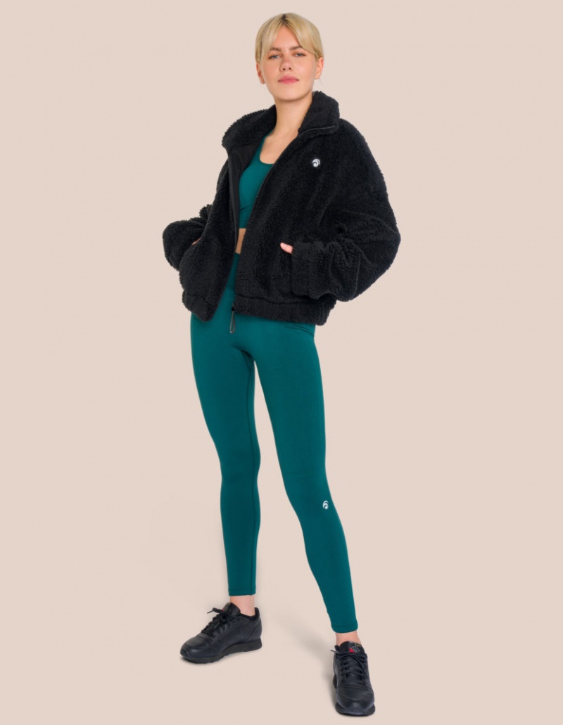 Deep Green / Black Women's Oceans Apart Beverly Thermo Deluxe Set | USA YDK-6468