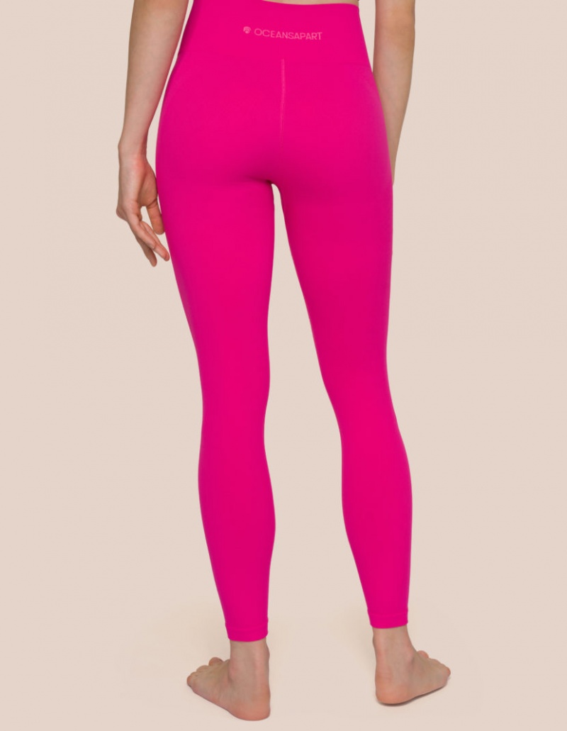 Fuchsia Pink Women's Oceans Apart Tara Pant Leggings | USA NXE-9227