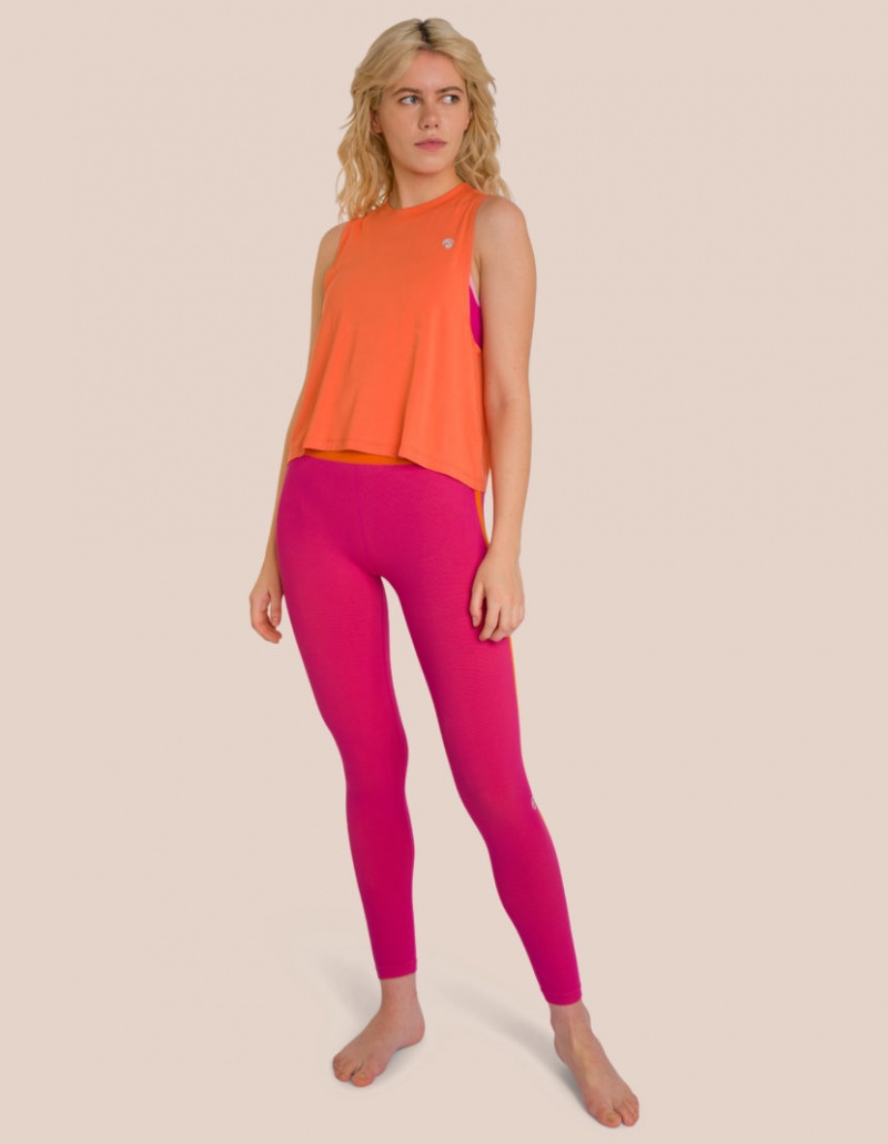 Fuchsia Pink / Orange Women's Oceans Apart Jenny Deluxe Set | USA REZ-2282