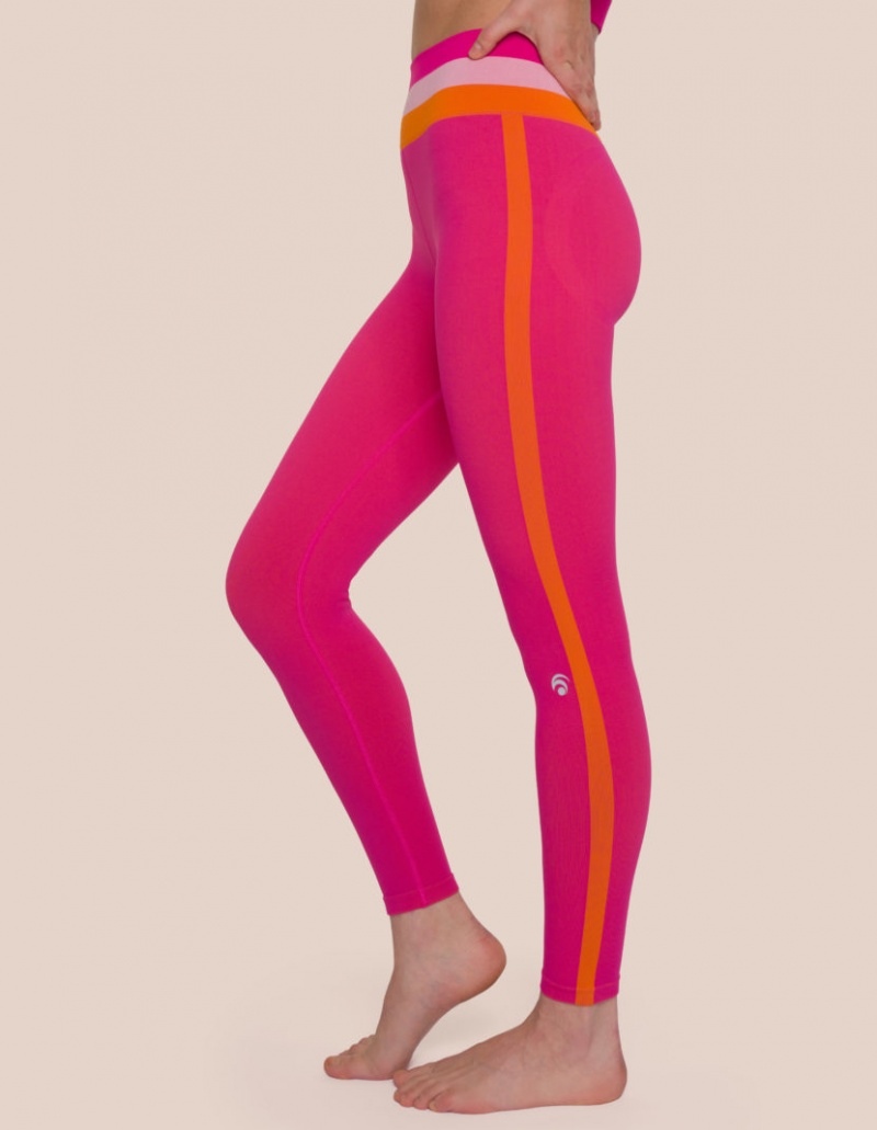 Fuchsia Pink / Orange Women's Oceans Apart Jenny Deluxe Set | USA REZ-2282