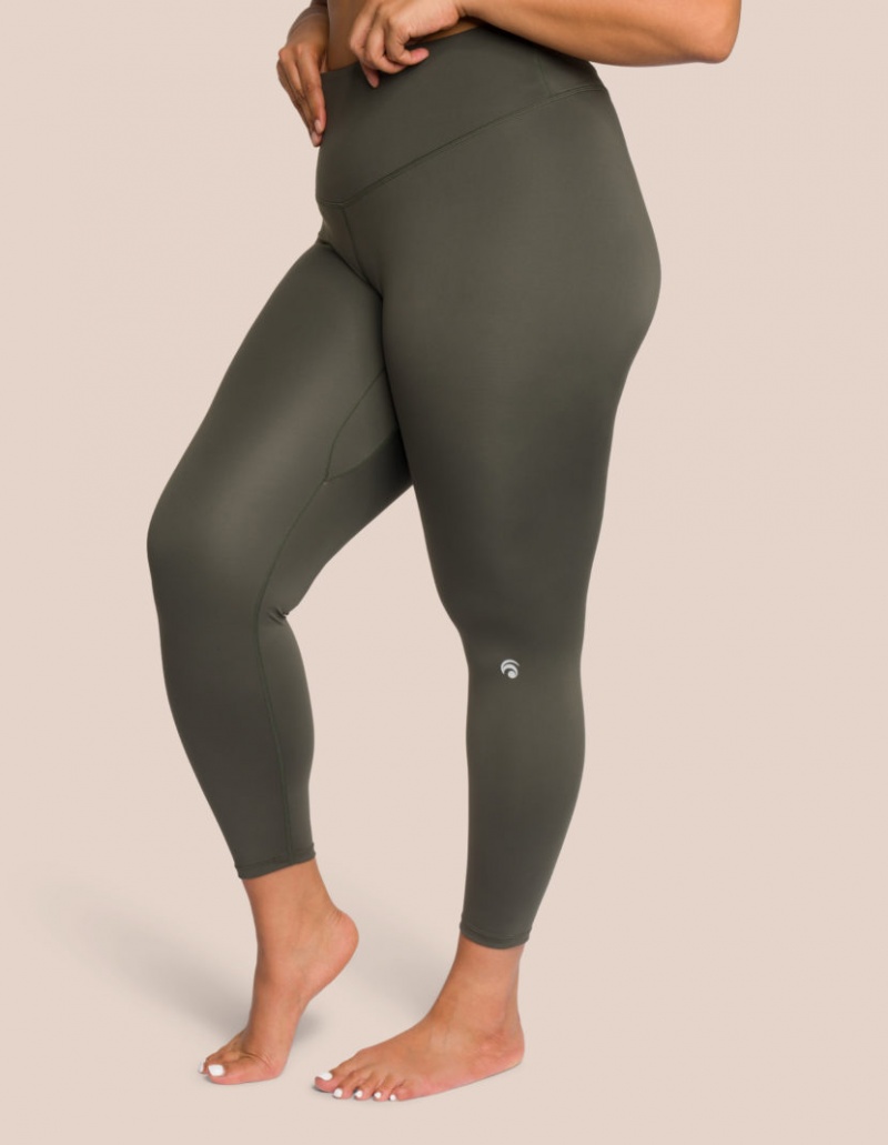 Green Women's Oceans Apart Beverly Pant Curvy Leggings | USA ARW-0127