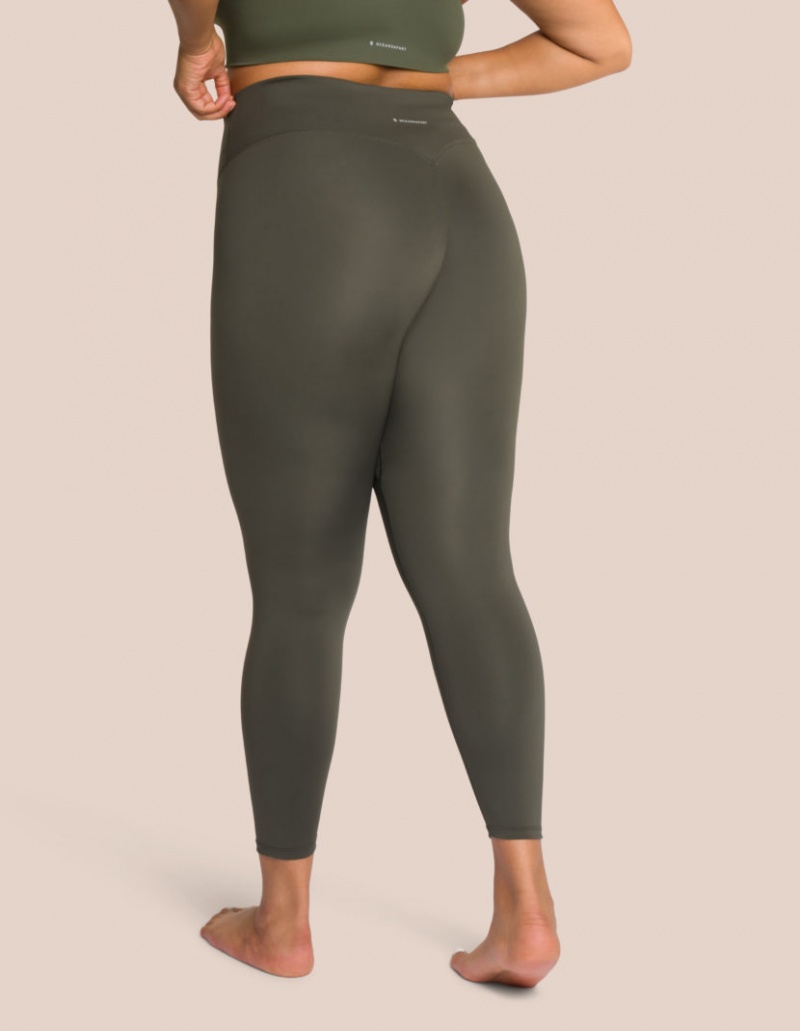 Green Women's Oceans Apart Beverly Pant Curvy Leggings | USA ARW-0127