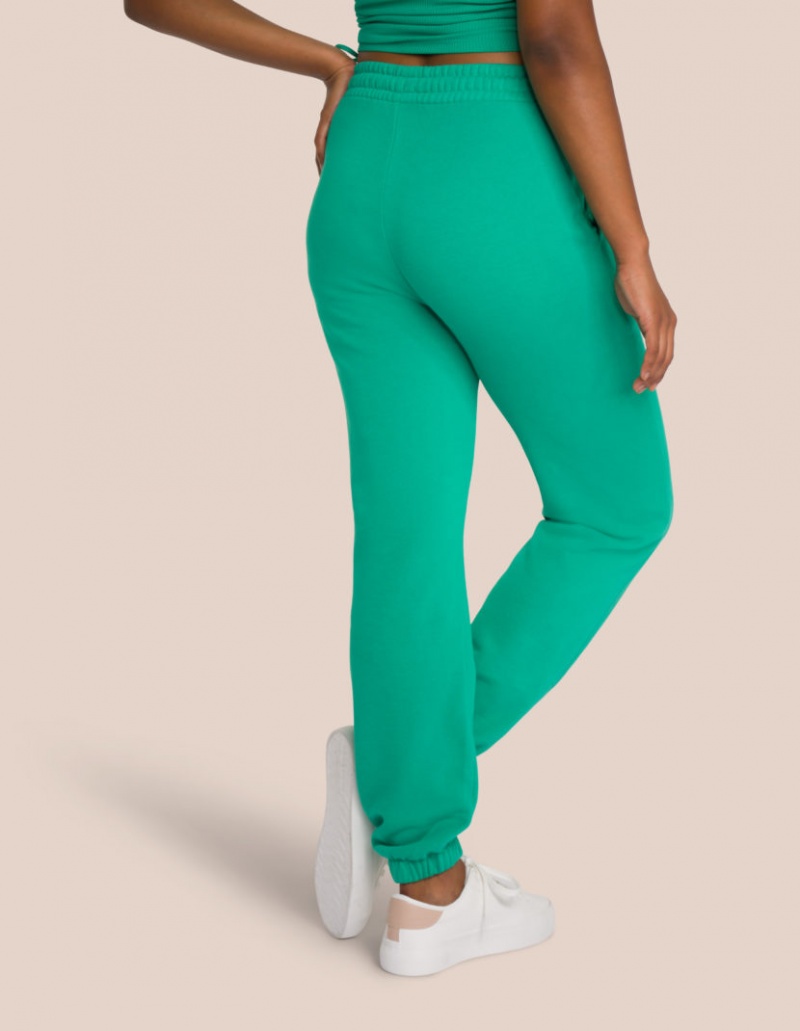 Green Women's Oceans Apart Charly Sweat Deluxe Set | USA KGQ-8681