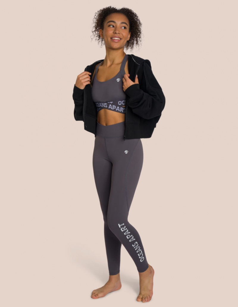 Grey / Black Women's Oceans Apart Millie Deluxe Set | USA PVR-2683