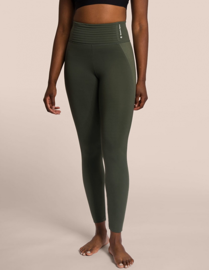 Khaki / Black Women's Oceans Apart Sienna Athletic Set | USA XQS-5076