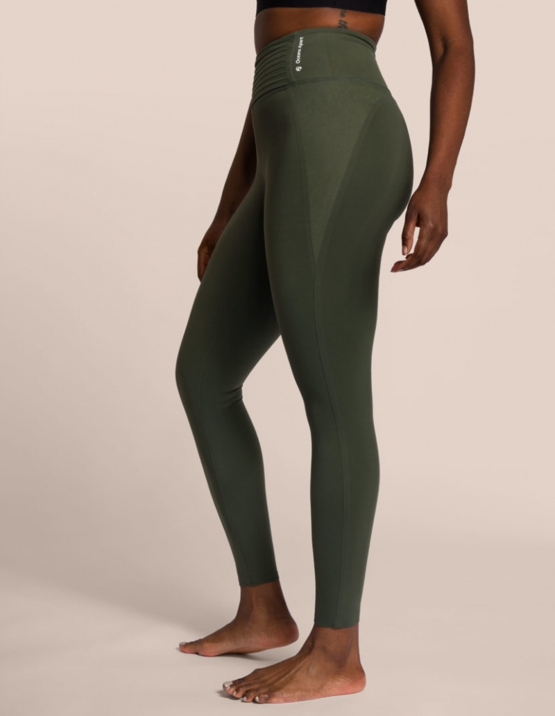 Khaki / Black Women's Oceans Apart Sienna Athletic Set | USA XQS-5076