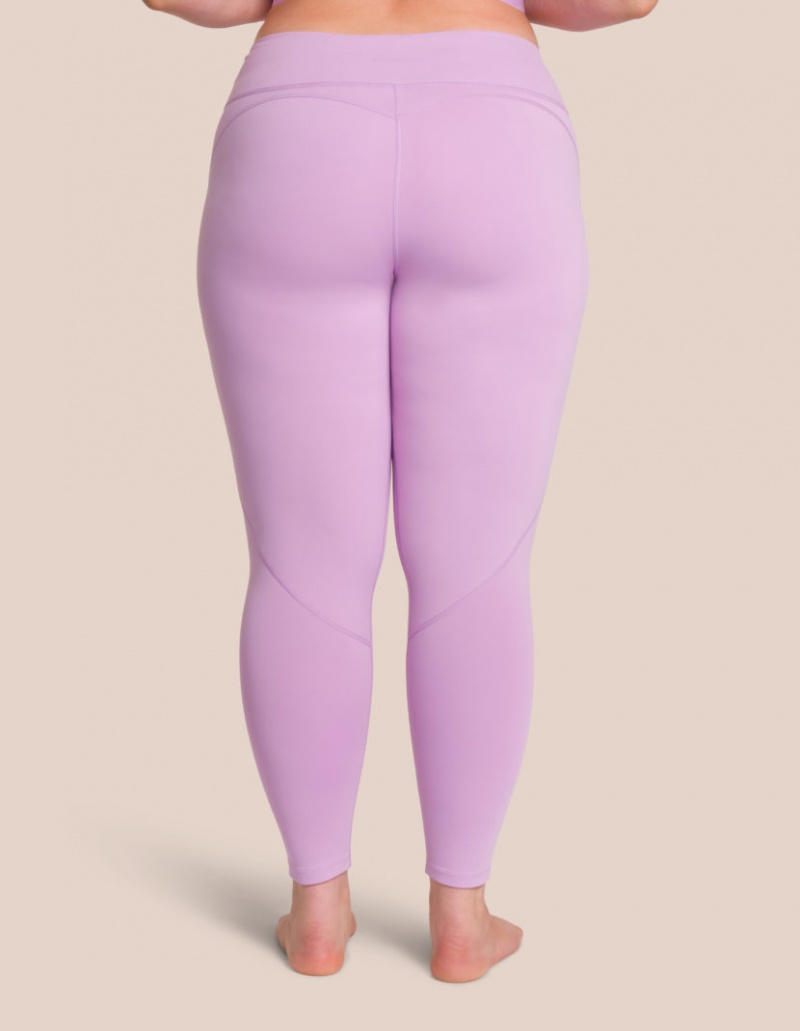 Lavender Women's Oceans Apart Beauty Pant Curvy Leggings | USA CPC-2473