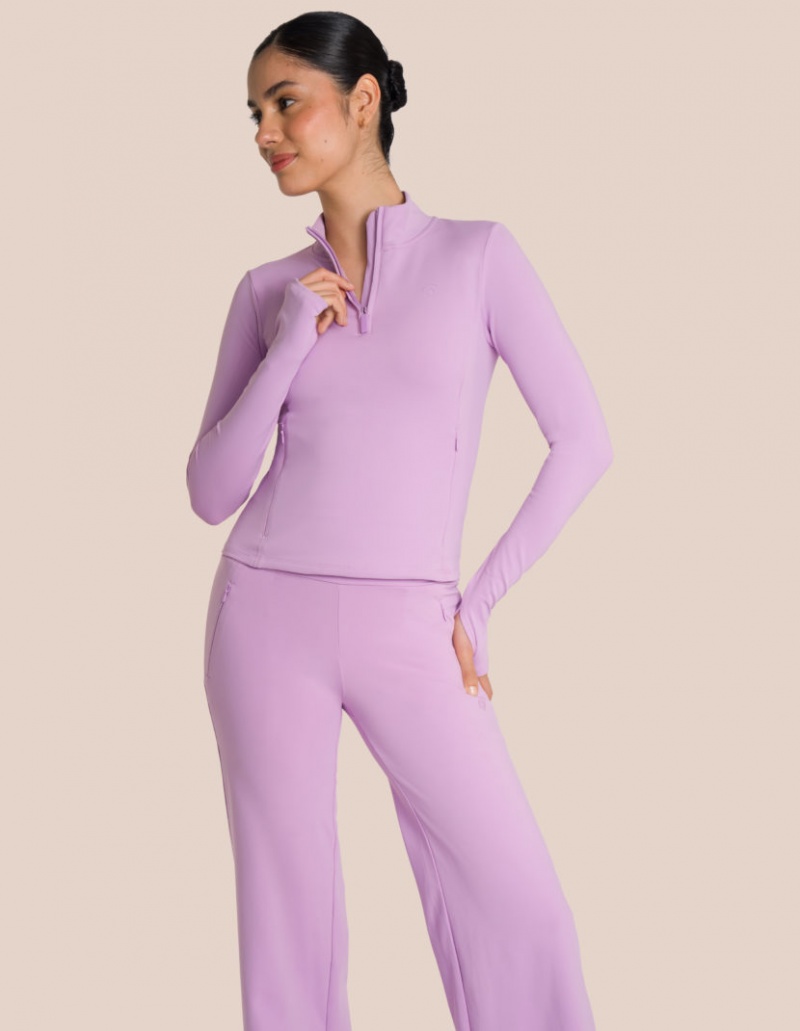 Lavender Women's Oceans Apart Florence Layer Straight Leg Tall Set | USA WVS-8379