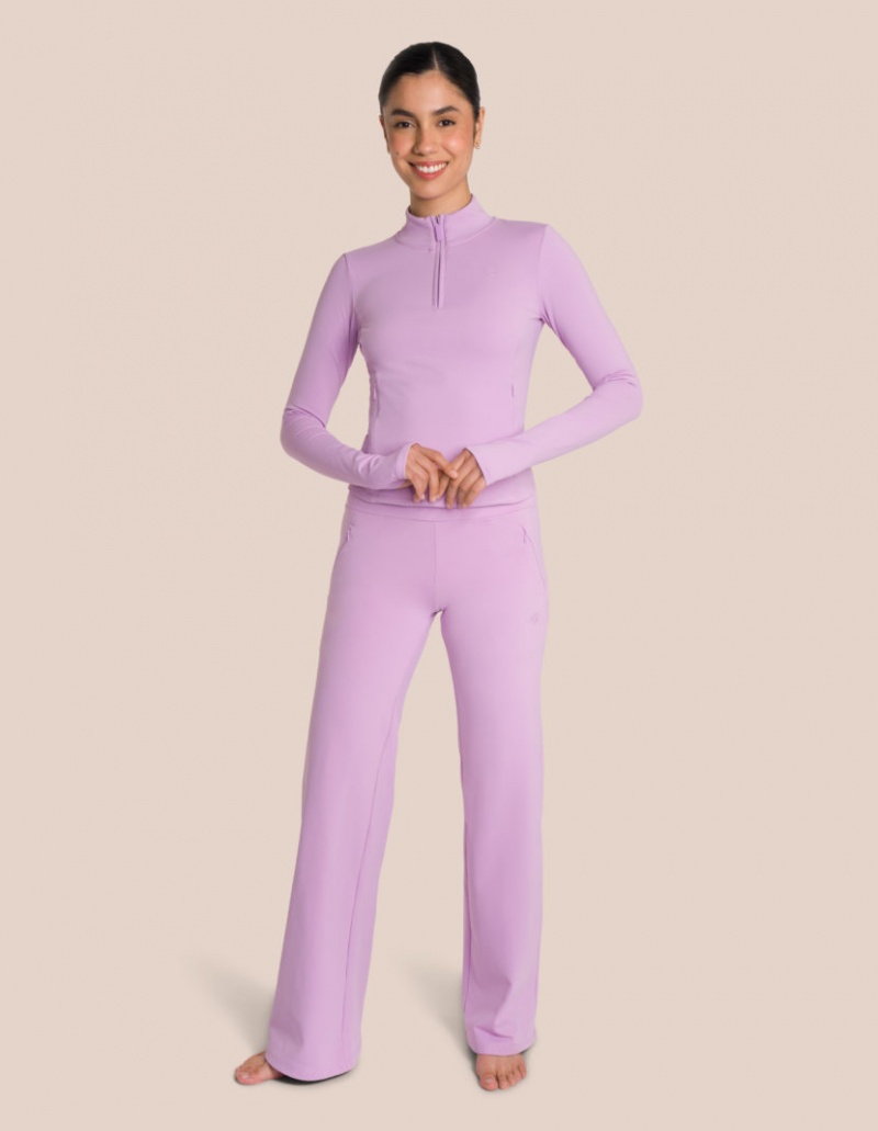 Lavender Women\'s Oceans Apart Florence Layer Straight Leg Tall Set | USA WVS-8379