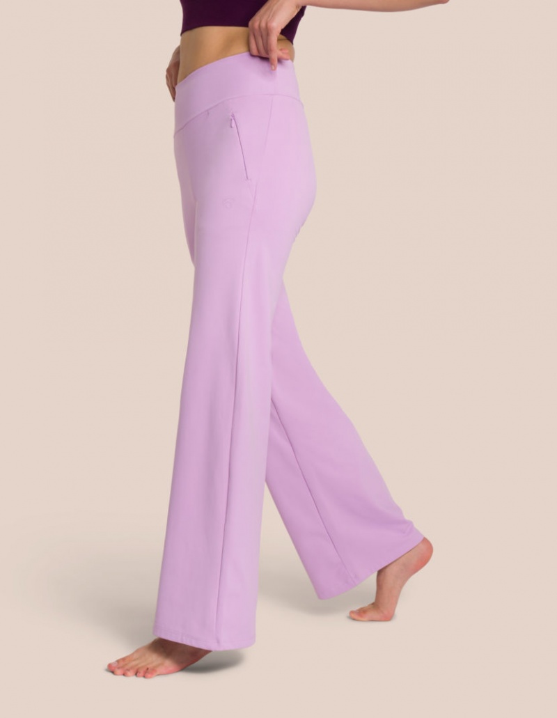 Lavender Women's Oceans Apart Florence Straight Leg Pant Leggings | USA ZCG-6299