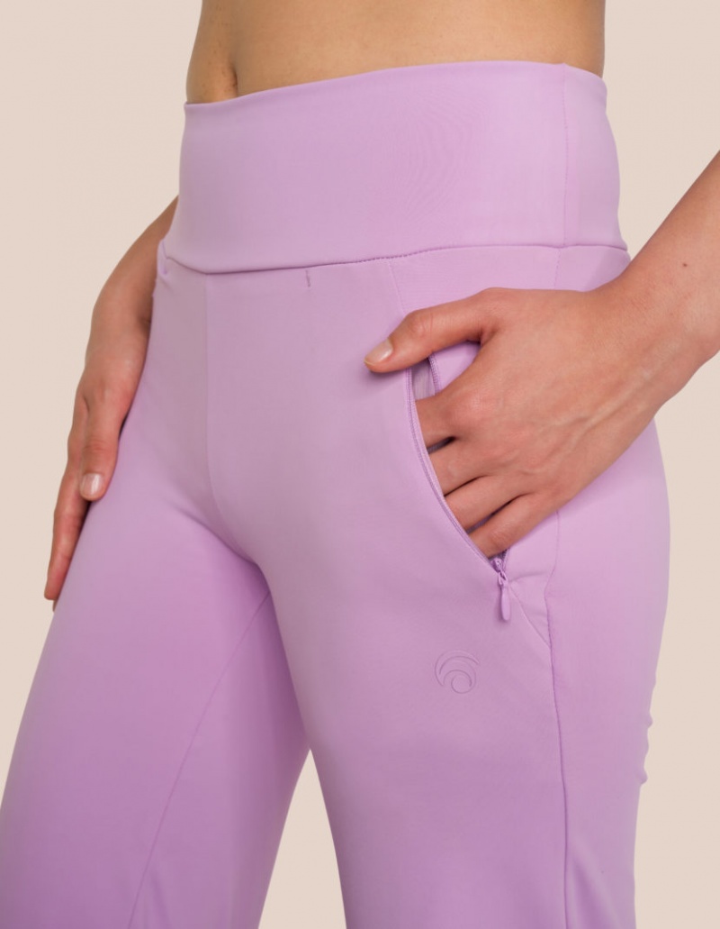 Lavender Women's Oceans Apart Florence Straight Leg Pant Leggings | USA ZCG-6299