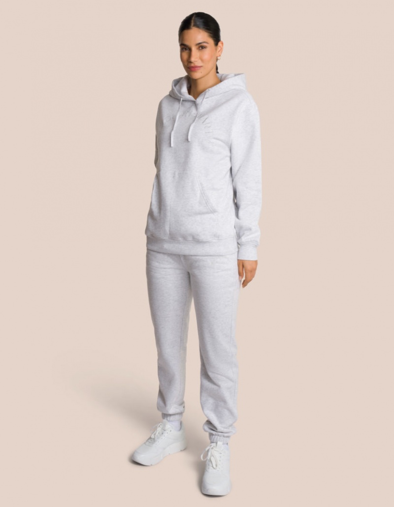 Light Grey / White Women's Oceans Apart Charly Sweat Deluxe Set | USA XKQ-1994