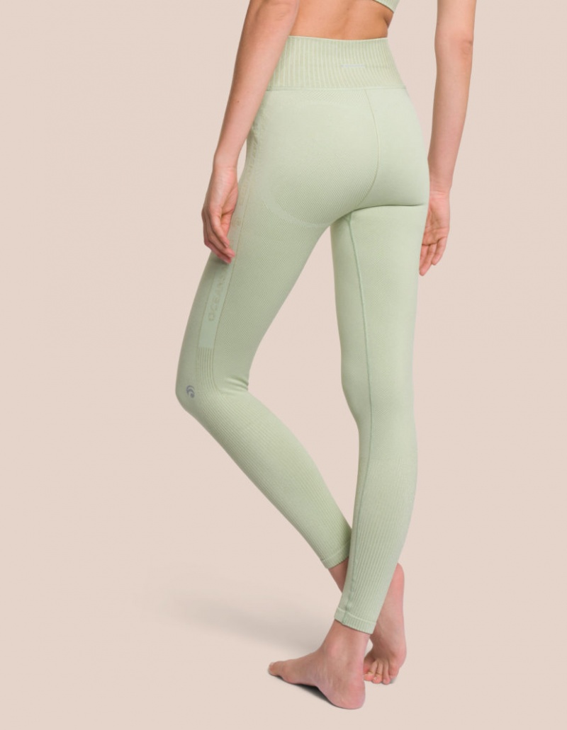 Olive Green Women's Oceans Apart Riley Pant Leggings | USA YRX-0078