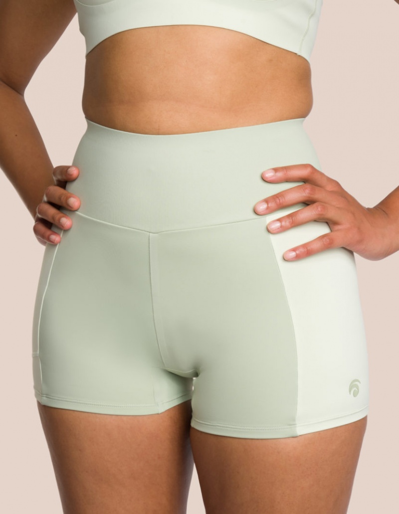 Olive Green / Olive Green Women's Oceans Apart Hope Short Set Deluxe Set | USA NLK-7667