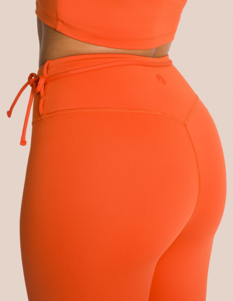 Orange Women's Oceans Apart Gianna Pant 7/8 Leggings | USA RNY-3103