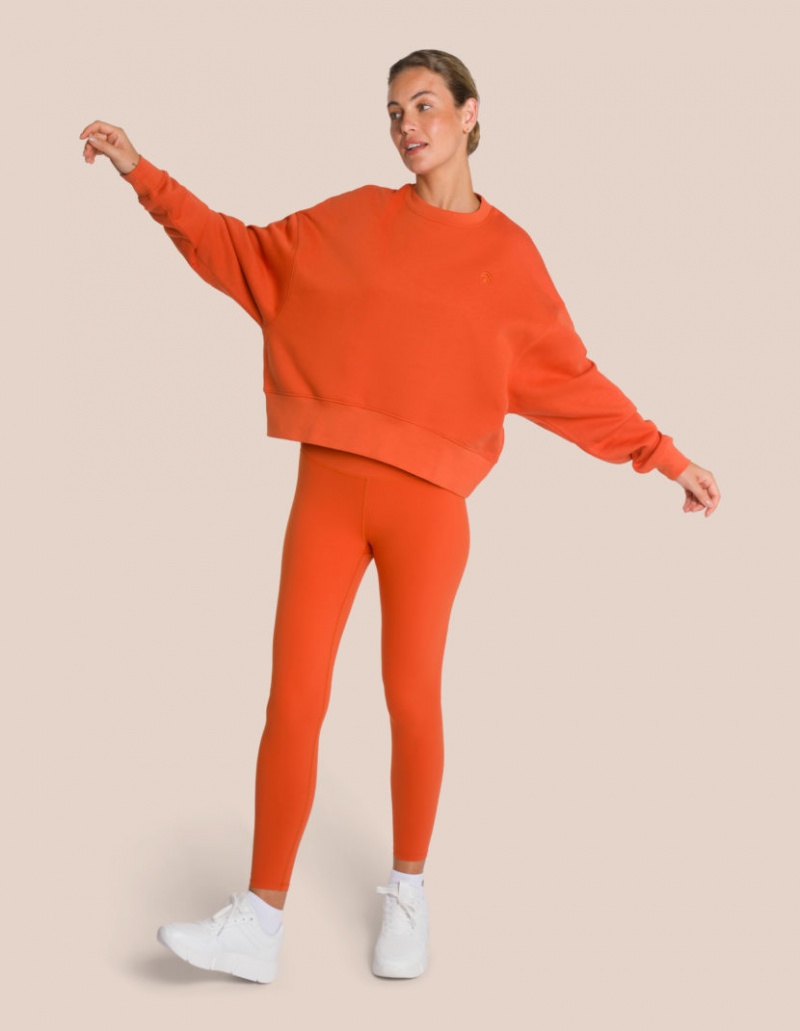 Orange Women\'s Oceans Apart Gianna Sweat Deluxe Set | USA ETY-6201