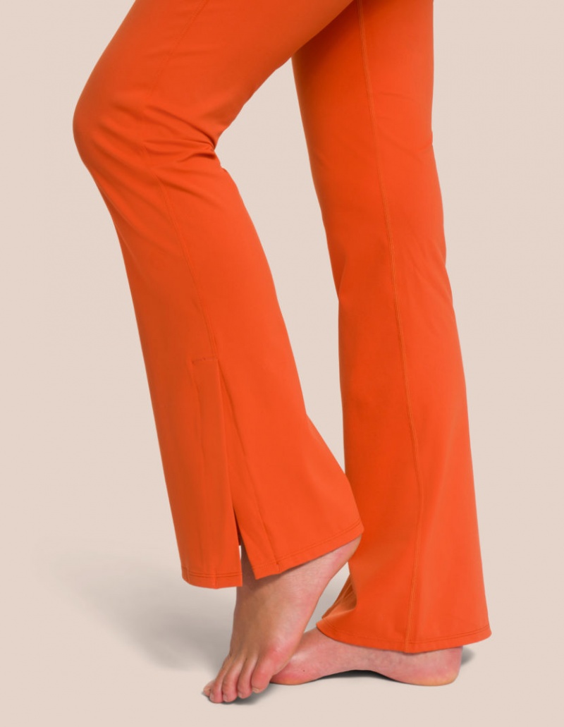 Orange Women's Oceans Apart Shania Flared Zip Deluxe Tall Set | USA EAJ-8571