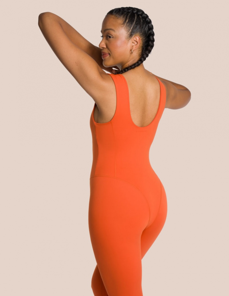 Orange Women's Oceans Apart Shania Jumpsuit Set | USA VPN-4867