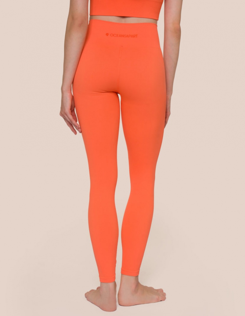 Orange Women's Oceans Apart Tara Pant Leggings | USA FOK-0123