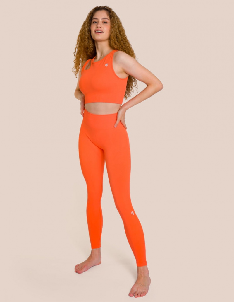 Orange Women's Oceans Apart Tara Pant Leggings | USA FOK-0123