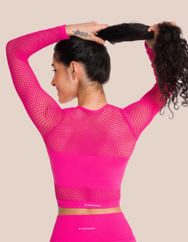 Pink Women's Oceans Apart Juno Longsleeve Set | USA EQF-9297